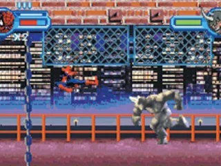 Spider-Man Jumpkicking Rhino