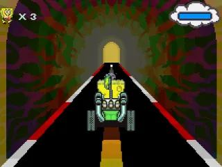 Dodge bikies and potholes as you drive forward