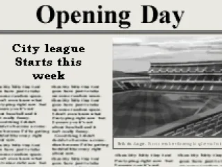 Catching up on the news