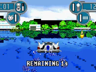 Change your vehicle to drive on the water