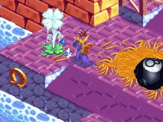 Using your breath on different staffs to see what happens.