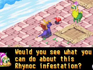 A person asking you to get rid of the Rhynocs