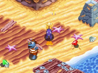 Go for the enemy or grab the diamonds?