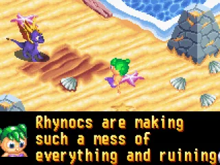 Talking to characters will help you on your quest to find the fairies