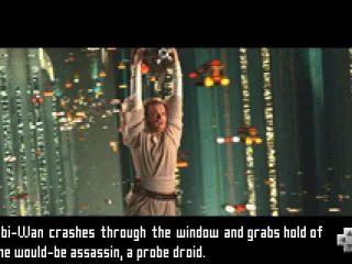 cut-scene - obi-wan on probe droid