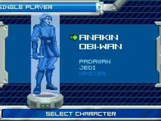 Choosing the character you want to play with