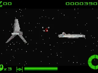 You can destroy Imperial Shuttles to release power-ups.