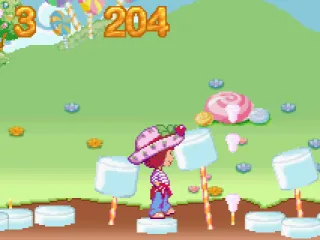 Crossing the chocolate river and collecting marshmallows.