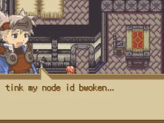 After falling down the stairs, you sound a little funny