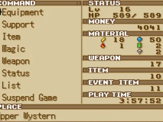 The menu has many things to choose from