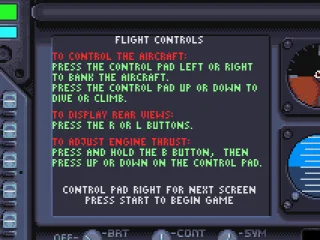 New Game - Flight Controls
