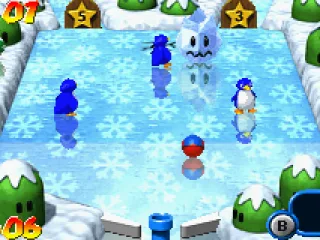 Other ice area, this time with some lazy penguins.
