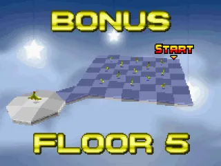 Bonus Stage (Collect the bananas before time runs out).