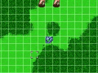 The game starts with controlling a single mech with an unidentified pilot.