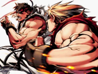 Ryu facing Ken - Intro
