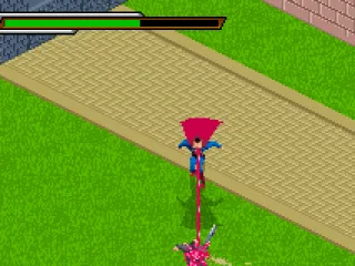 You can attack in eight directions