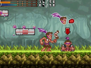 At some places, Tak or Lok can activate platforms, but must stay there, so we play with one character alone for a while.