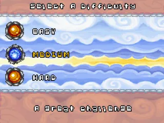 The game offers three levels of difficulty.