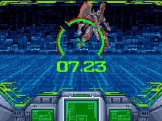 Aiming at an enemy - try to hit the red spot for a critical hit