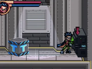 Robin can hack computer terminals to unlock doors