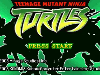 Title screen.