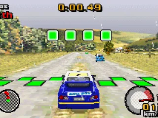 Peeling out in the start line.