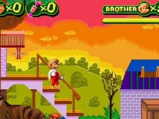 Start off as brother bear