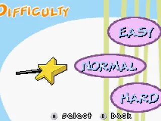 Three levels of difficulty available