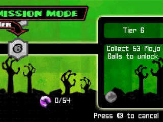 Mission mode. Tier 6 is locked.