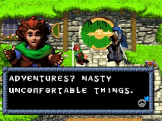 Bilbo isn't one for adventures... yet