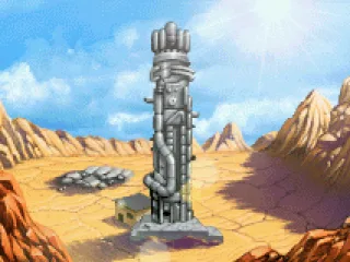 Alone in the desert stands the most powerful weapon ever created - the G-Bomb (Introduction).