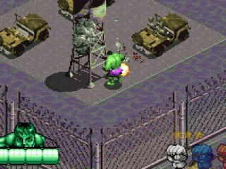 Destroying the observation tower.