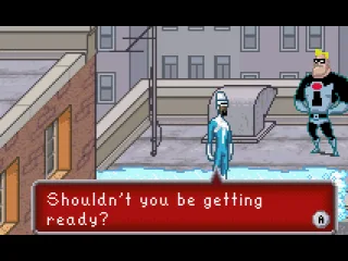 Frozone arrives at the scene