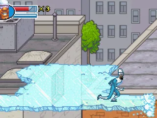 Sliding a bridge of ice