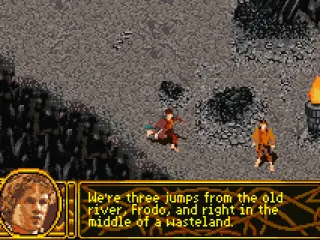 Frodo and Sam in Emyn Muil