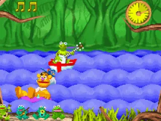 Kermit needs to avoid the other muppets.