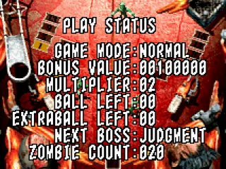 Examine your game status at any time in the game