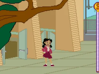 Outside Penny's school