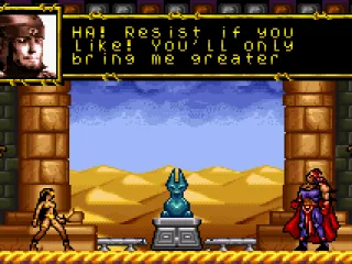 The first shock with Menthu.