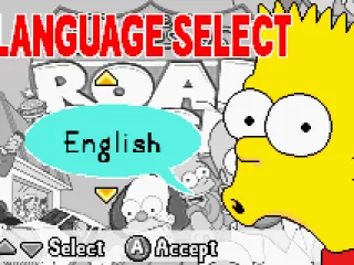 Language Selection Screen