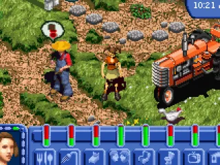 On the farm with Uncle Hayseed