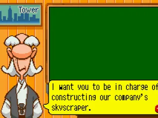 The CEO welcomes us and gives us our task.