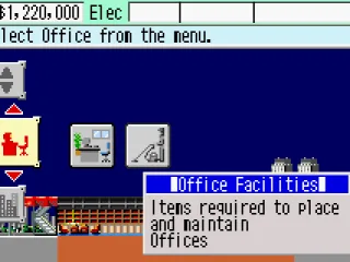 The menu for constructions