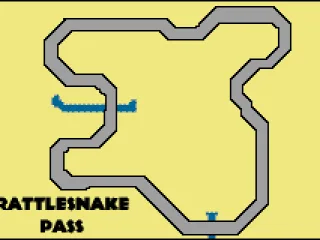 Map of one of the tracks