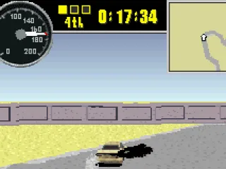 Oil makes the car spin around.