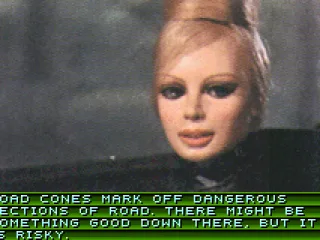 One of the people who explain the controls to you