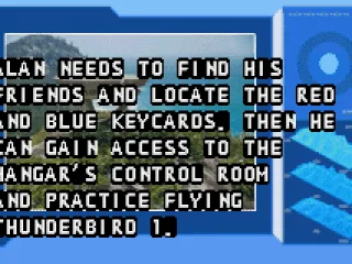 The intro to the first mission.