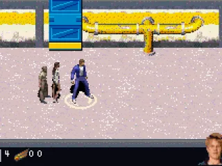 You need to find the blue access card to open the blue doors.