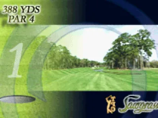 Introductory screen for hole 1