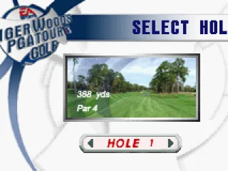 Selecting a hole to practice